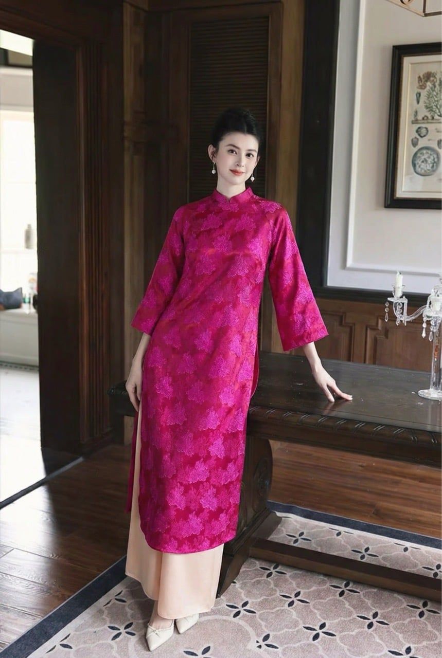  AD11-Áo Dài Hồng Liên 