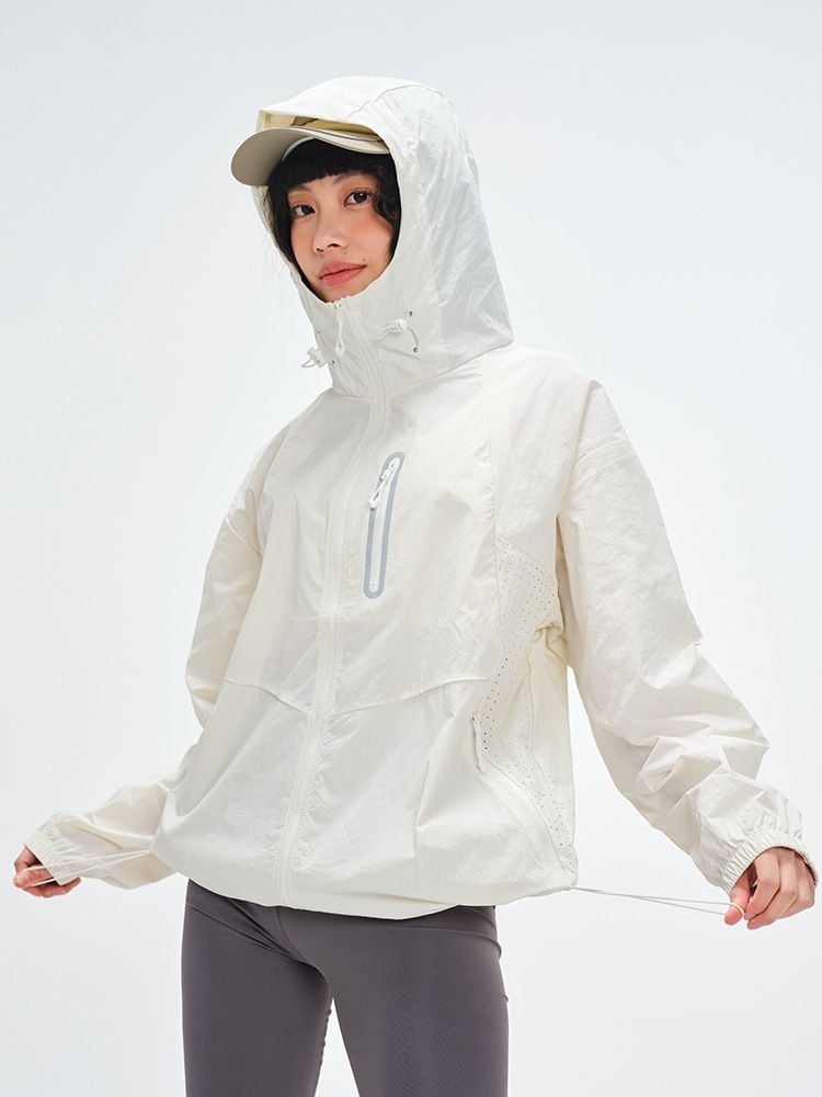  K3-Áo Khoác Chống Nắng Thoáng Mát Trùm Đầu 