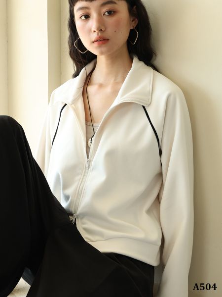  A504-Áo Khoác Dài Tay Đơn Giản Thu Đông 