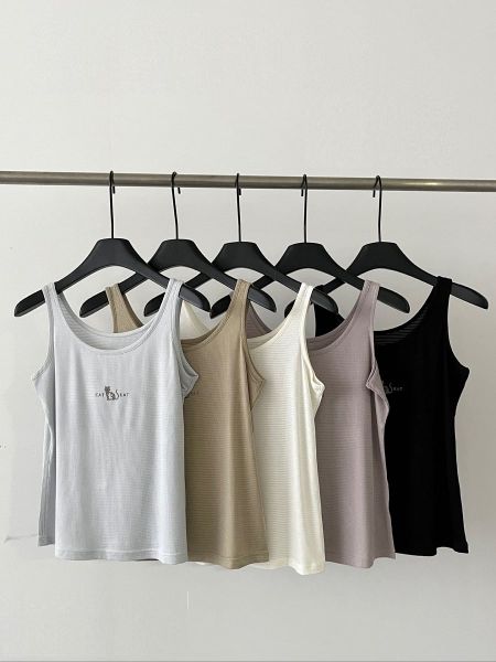  A628-Áo Thun Lụa Ba Lỗ Năng Động CatSeat 