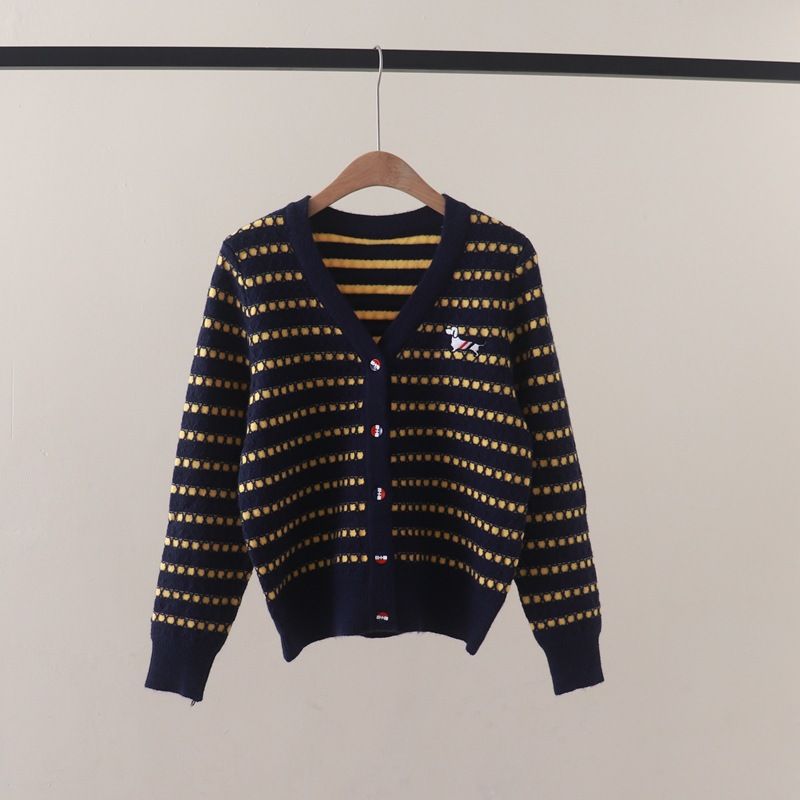  A758-Áo Len Dệt Kim Cardigan Cún Cưng Dệt Nghệ Thuật Mùa Thu 