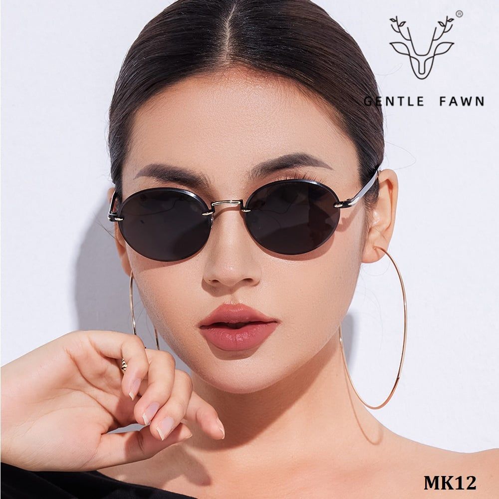  MK12-Kính Mắt Mát Kính Râm Nhỏ Gọn 