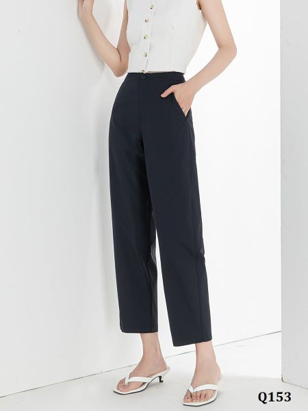  Q153-Quần Tây Lụa  Co Dãn 9 Tấc 