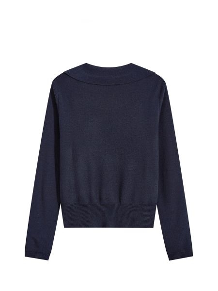  A740-Áo Len Dệt Kim Hai Mảnh Có Cổ Mùa Thu Hàn Quốc 