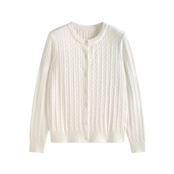  A775-Áo Len Dệt Kim Cardigan Retro Thanh Lịch Mùa Thu 