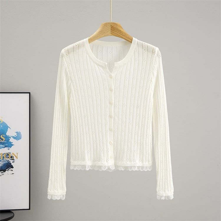  A678-Áo Len Lụa Dài Tay Có Thể Khoác Ngoài 