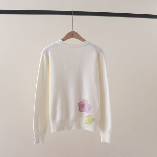  A764-Áo Len Dệt Kim Hoa Tiết Dưa Hành Mùa Thu 