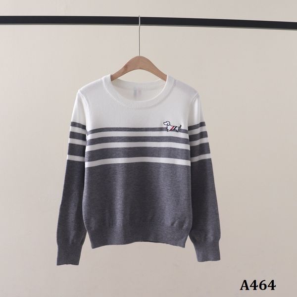  A464-Áo Len Cún Cưng Dài Tay Sọc Phối Màu 