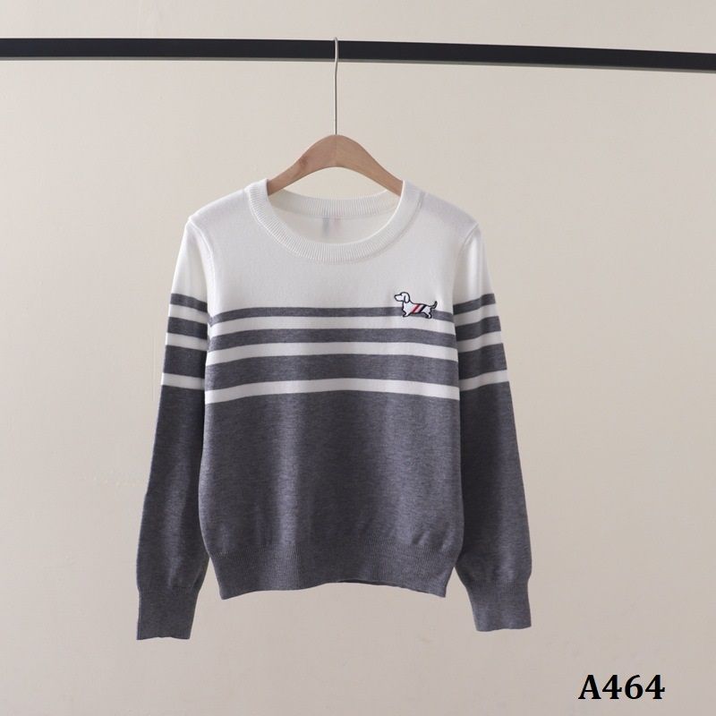  A464-Áo Len Cún Cưng Dài Tay Sọc Phối Màu 
