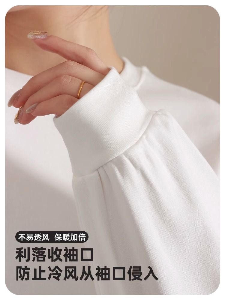  A471-Áo Thun Len Dài Tay Có Bo Rộng Rãi 