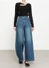  Q396-Quần Jeans Suông ống rộng 
