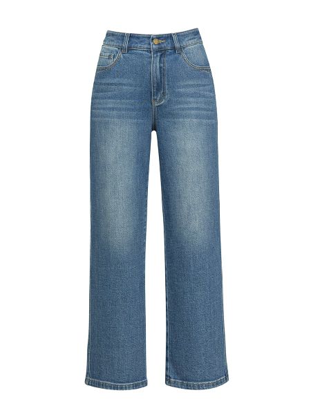  Q400-quần jeans ống rộng 