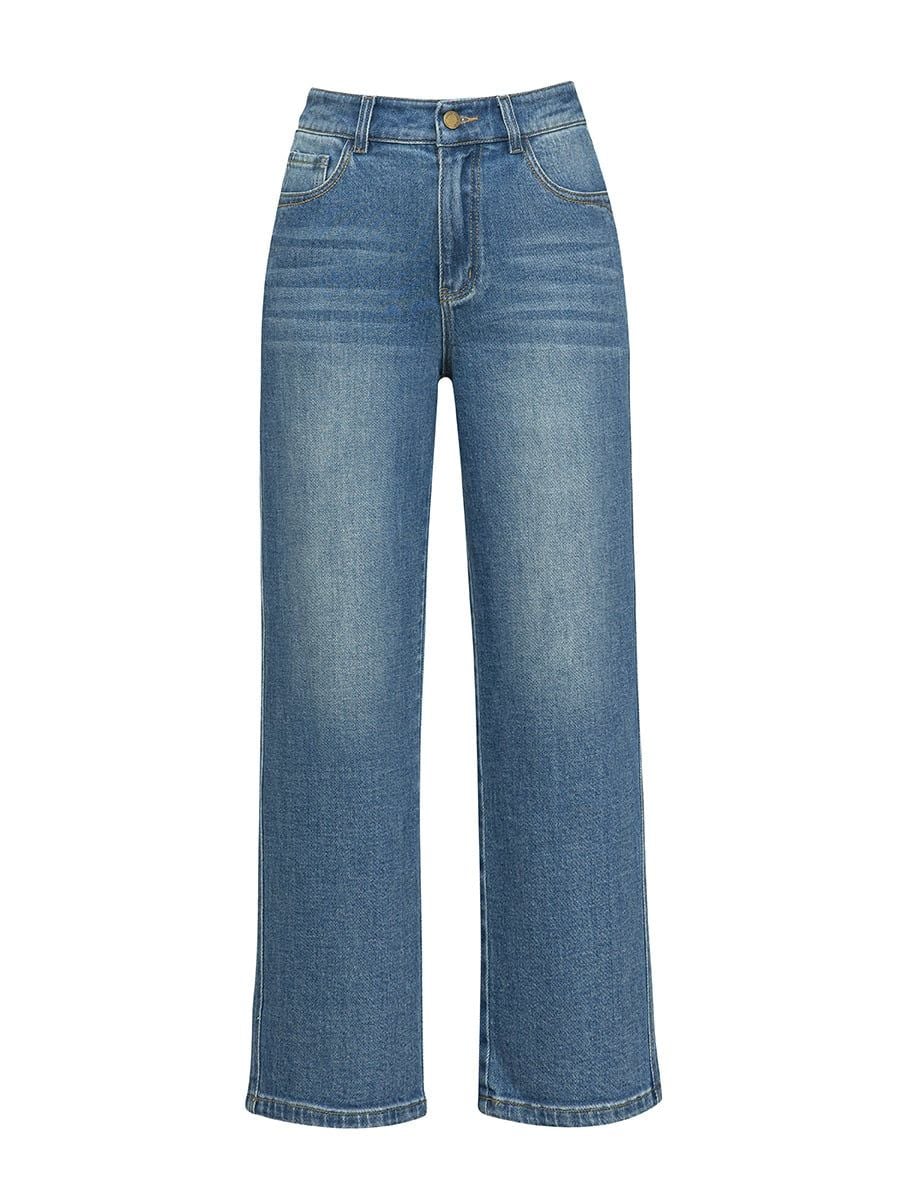  Q400-quần jeans ống rộng 