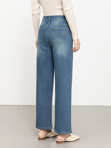  Q400-quần jeans ống rộng 