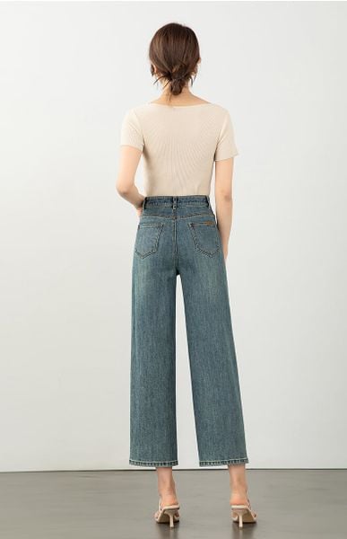  Q399-quần jeans ống đứng 