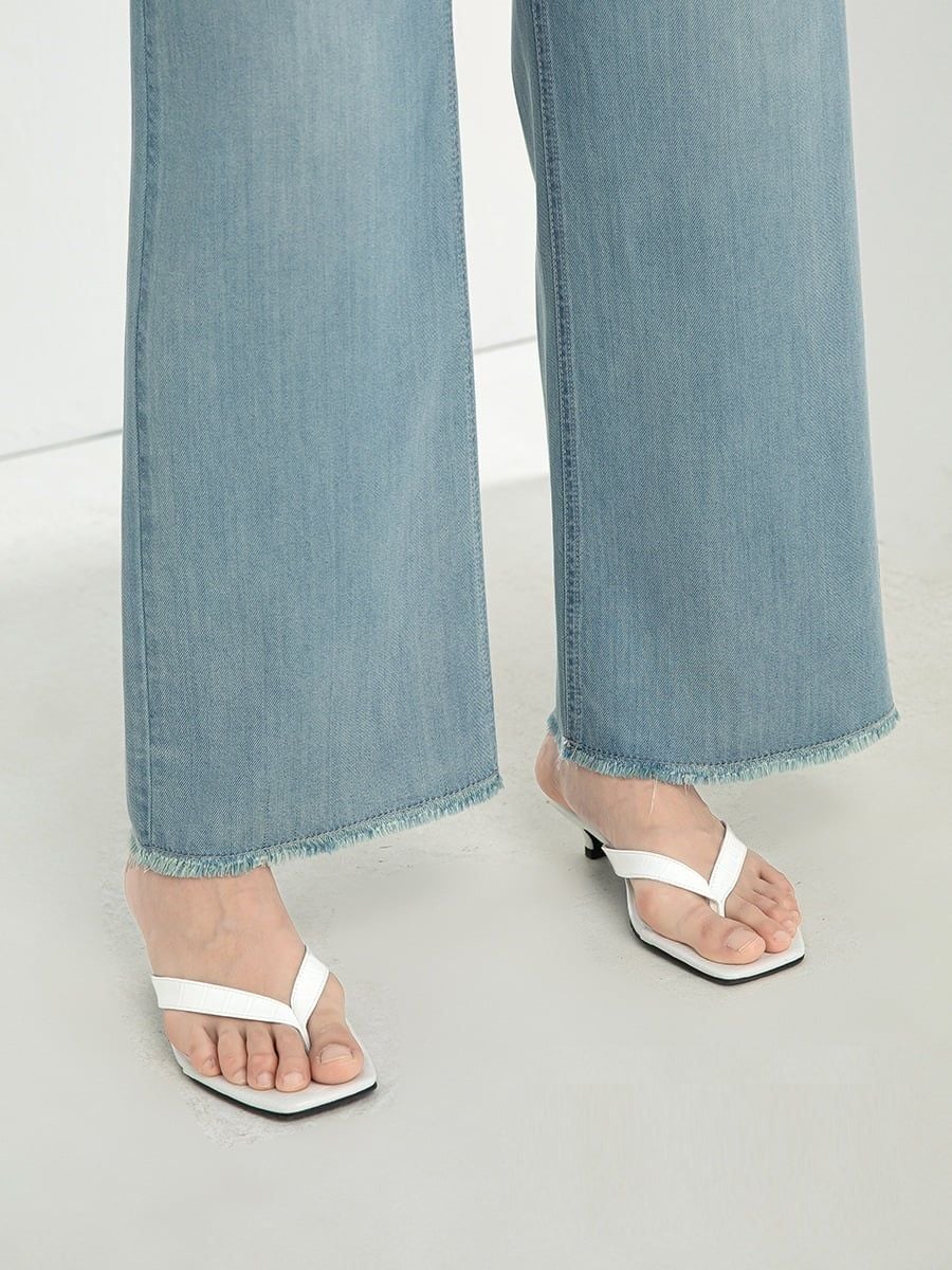  Q103-Quần Jeans Lụa Túi Bướm 9 Tấc 