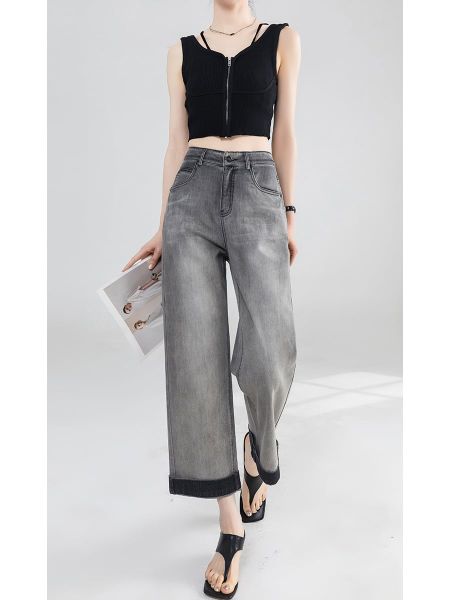  Q273-Quần Jeans Lụa Mềm Mát Lai Kiểu 