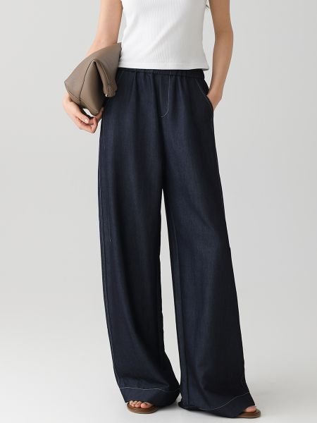  Q278-Quần Jeans Ống Rộng Lưng Thun 