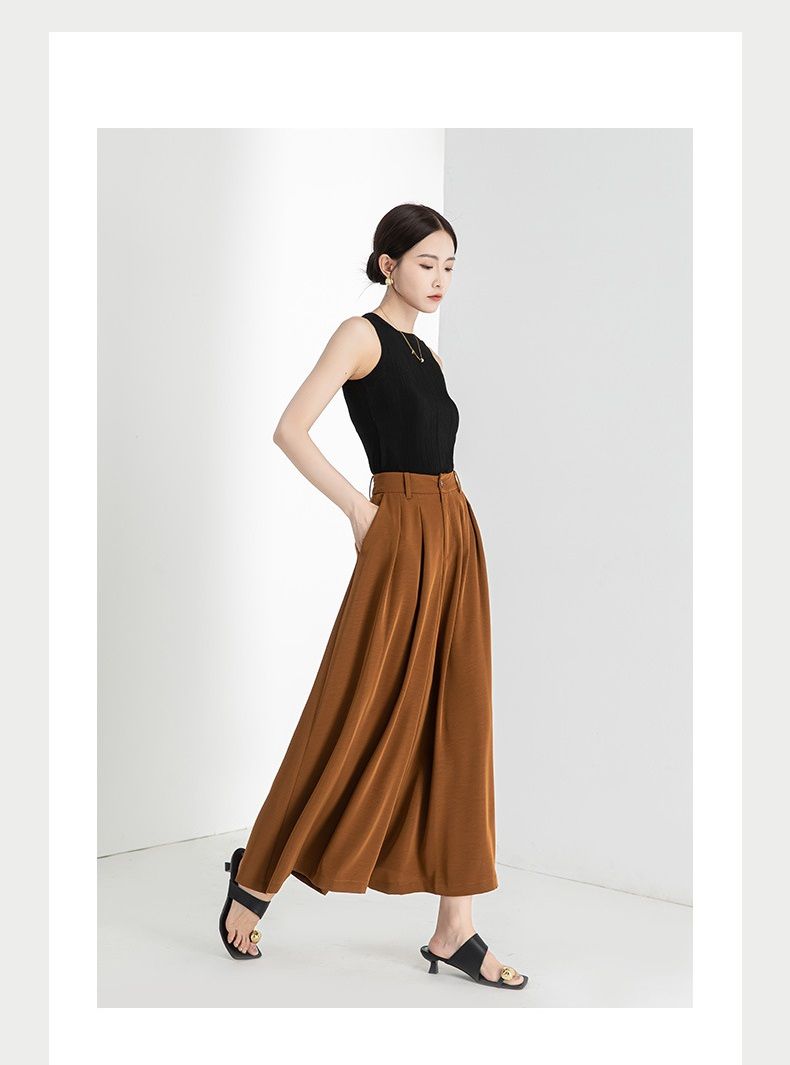  Q99-Quần Váy Ống Rộng 