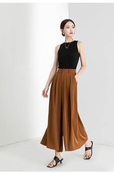  Q99-Quần Váy Ống Rộng 