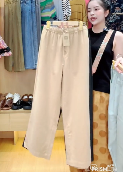  Q135-Quần Kaki Lụa Tencel Lyocell Ống Suông 