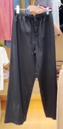  Q135-Quần Kaki Lụa Tencel Lyocell Ống Suông 