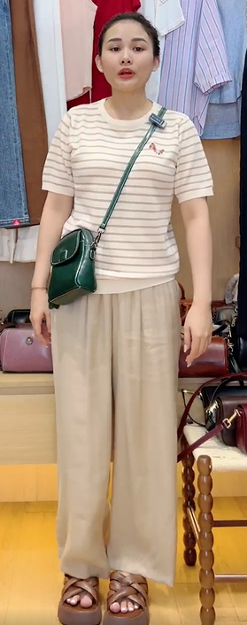  Q255-Quần Suông  Rayon Dây Rút 