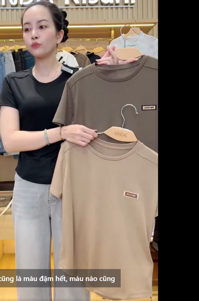  AT32-Áo Thun Cotton Lai Bầu 