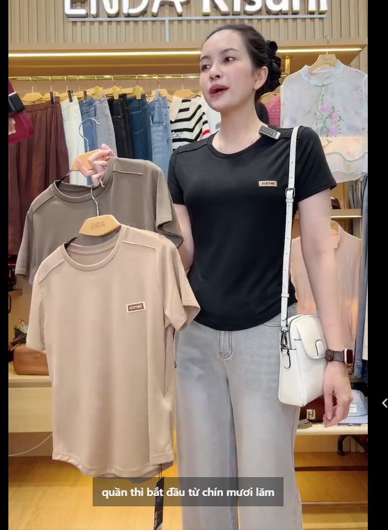  AT32-Áo Thun Cotton Lai Bầu 