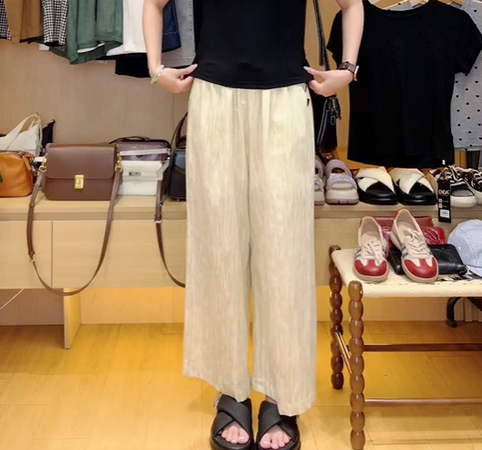  Q282- Quần Suông Linen Cotton 