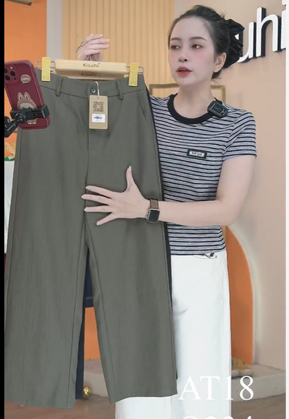  Q177-Quần Đứng  9 Tấc Vải Chéo 