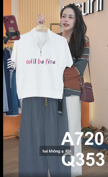  AT47- Áo Thun Tay Cánh Dơi Khóa Kéo 