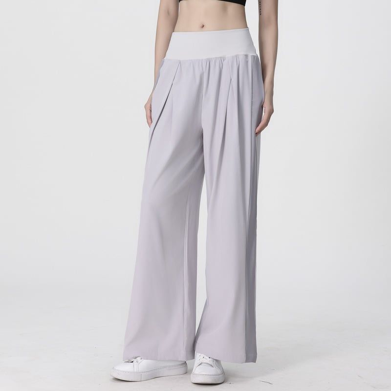  T04-Quần Nữ Thể Thao Ống Đứng Rộng Rãi Chạy Bộ Thoáng Khí 