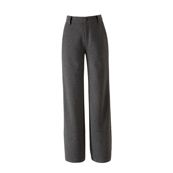  Q175-Quần Tây Ống Suông Len Tơ Tằm Poly Ấm Áp 