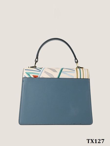  TX127-Túi Thêu Phối Màu Kiểu Pháp 