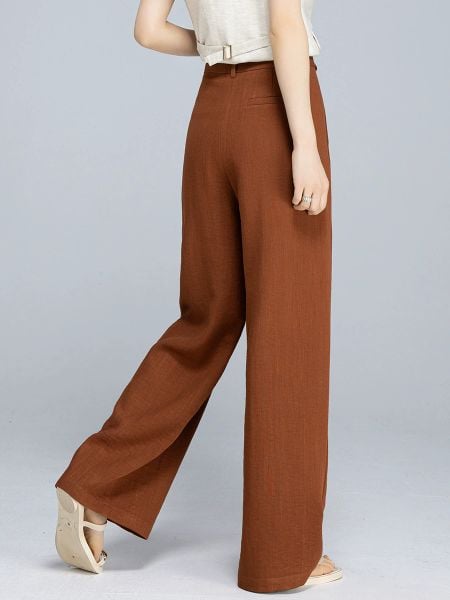  Q236-Quần Lụa Linen Rộng Rãi Mềm Mát Thoải Mái 