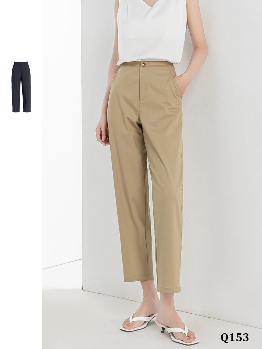  Q153-Quần Tây Lụa  Co Dãn 9 Tấc 