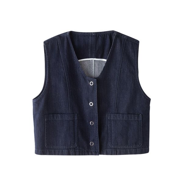  A638-V03-Áo Vest Denim Thanh Lịch Hong Kong 