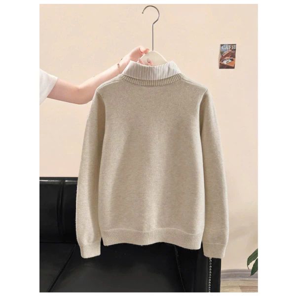  A826-Áo Len Cardigan Cổ Bẻ Mùa Thu 