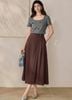  V04-Chân Váy Viscose Linen 