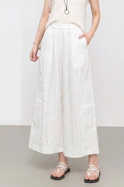  Q427-Quần Poly Cotton Ống Rộng Đứng Form 