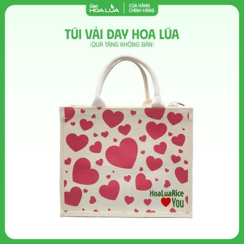  [QUÀ TẶNG KHÔNG BÁN] TÚI VẢI ĐAY HOA LÚA 