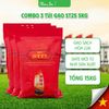 Combo 3 túi gạo ST25 5kg/ túi (Tổng đơn 15kg) Dẻo nhiều, để nguội vẫn mềm cơm chính hãng