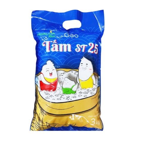  Gạo Tấm ST25 HOALUA Rice - Dẻo mềm, thơm ngon TAMST25-3KG 