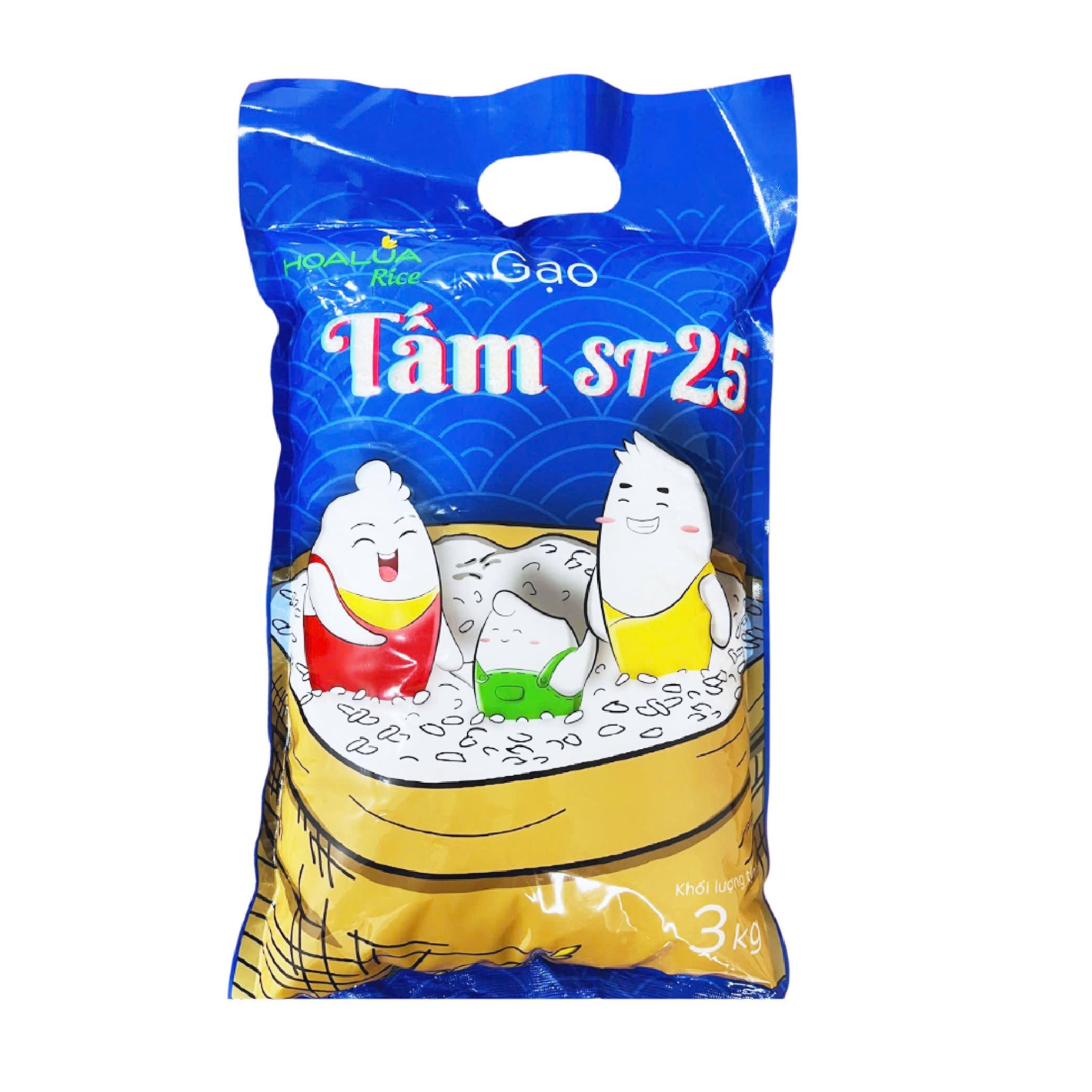Gạo Tấm ST25 HOALUA Rice - Dẻo mềm, thơm ngon TAMST25-3KG