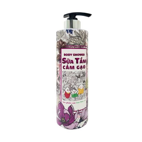  Sữa Tắm Cám Gạo - Chiết xuất từ Cám Gạo & Hoa Mộc Lan - Chai 650ml 