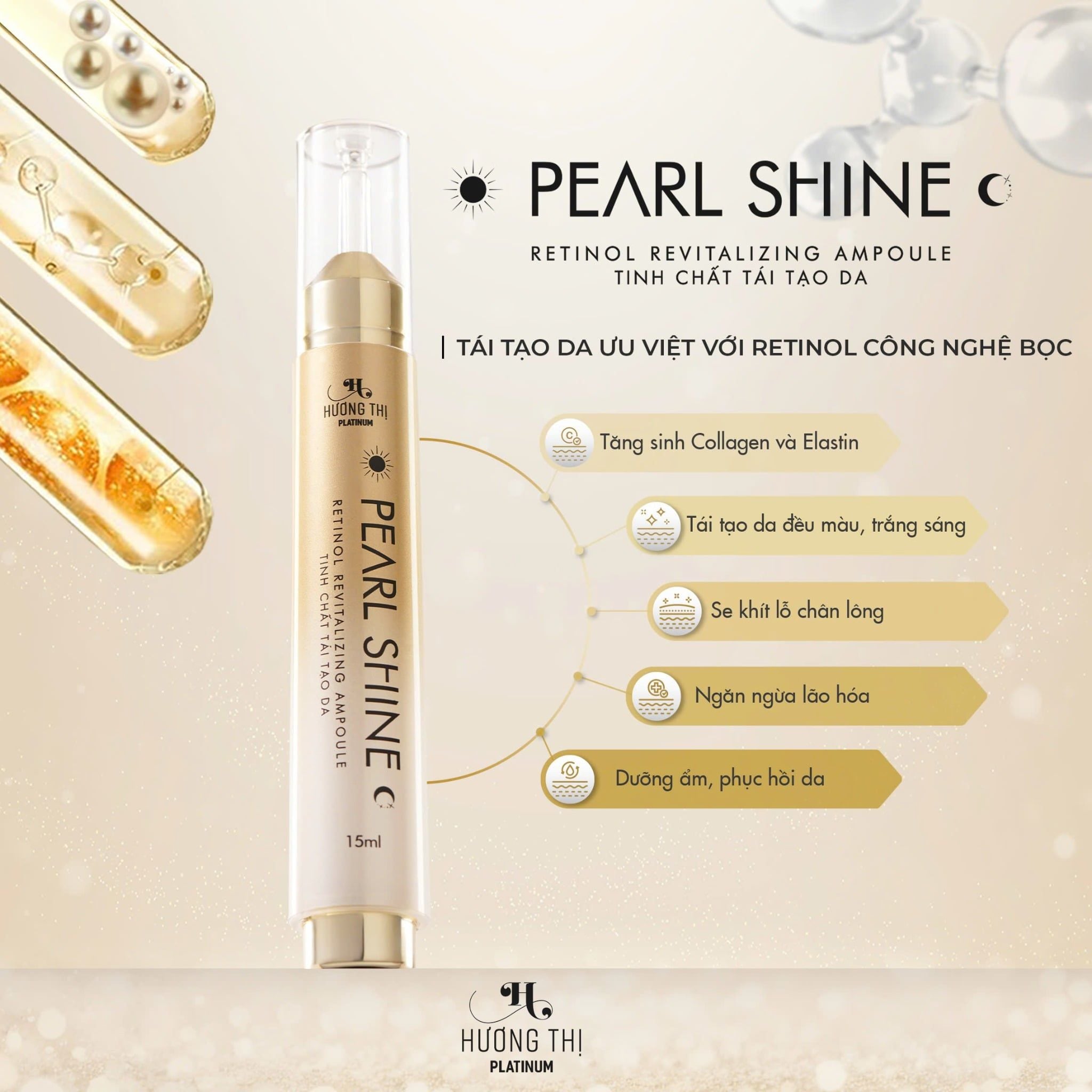  Bộ chăm sóc da mặt ngọc trai trắng sáng (Pearl shine Whitening facial care) 