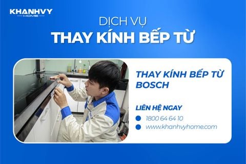 Thay kính bếp từ Bosch