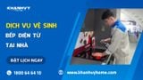  Vệ sinh bảo dưỡng Bếp điện từ, bếp từ 