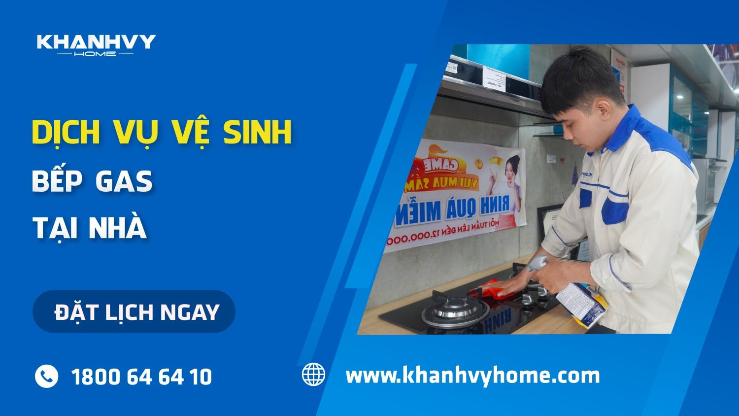  Vệ sinh Bếp gas 